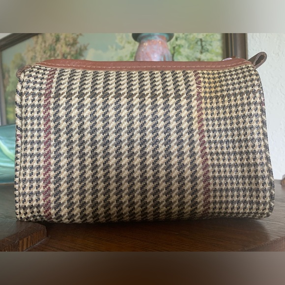 Vintage Polo Ralph Lauren Herringbone Waterproof Utility Pouch Zip Top - Picture 11 of 16